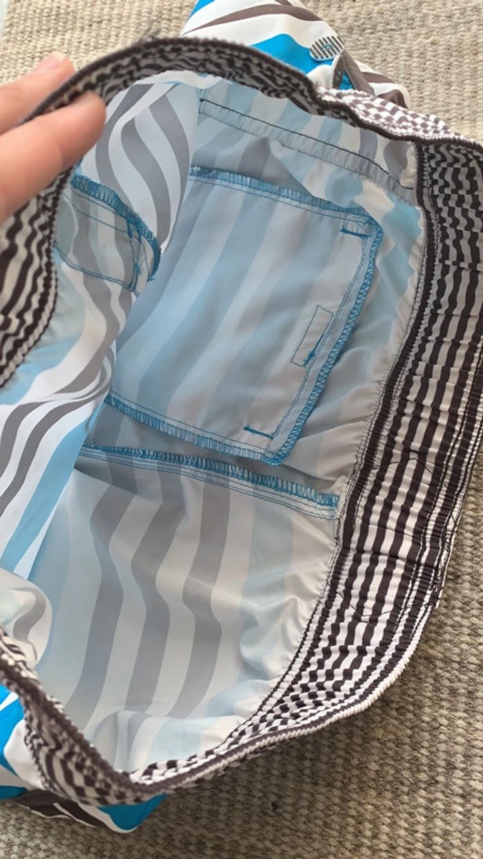 Short de bain taille M marque décathlon rayures - photo numéro 7