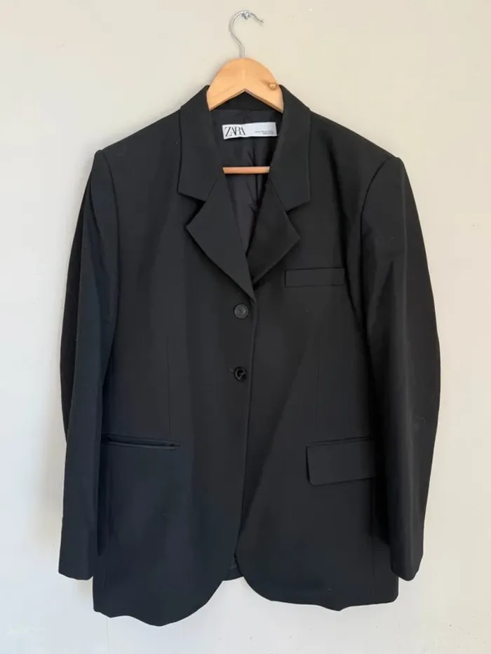 Blazer Zara noir oversize