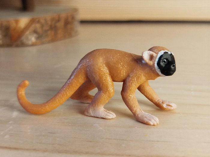 Figurine singe écureuil Animal de la savane - photo numéro 2