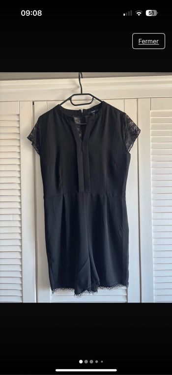 Combishort noir