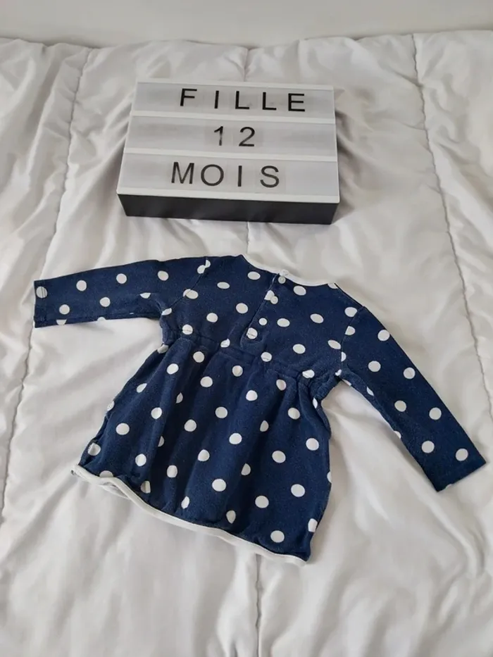 Tunique manche longue fille 12 mois - photo numéro 2