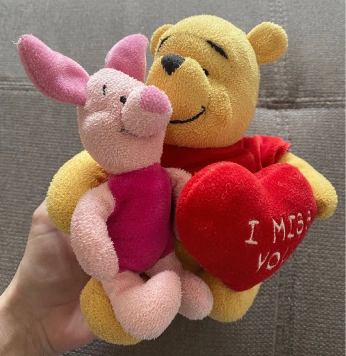 Peluche Winnie et Porcinet