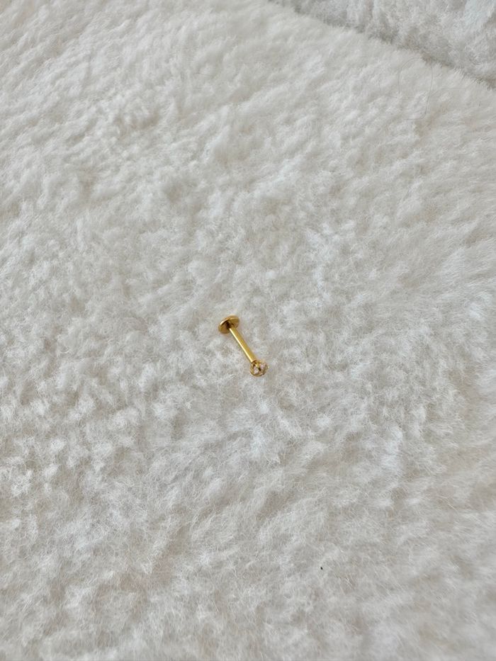 Piercing mini étoile, doré - photo numéro 4