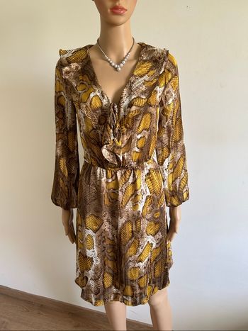 Robe imprimée neuve à manches longues Jus d’Orange taille 1