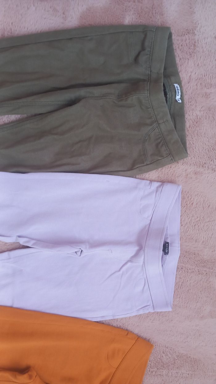 Lot 4 jeggings fille 10 ans - photo numéro 2