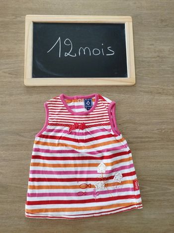 Débardeur fille taille 12mois