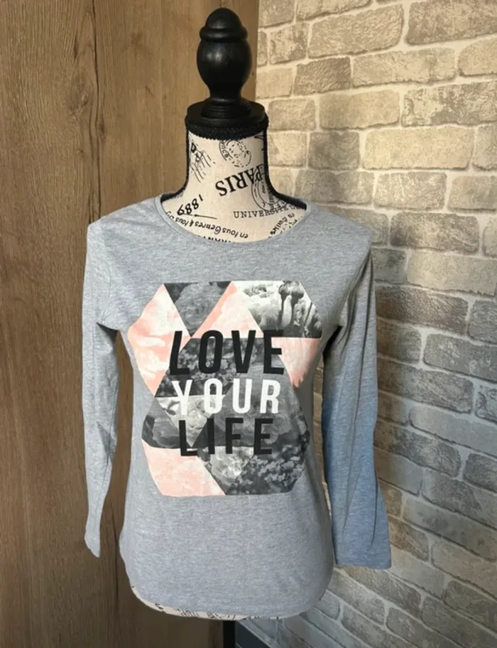 T shirt manches longues taille S