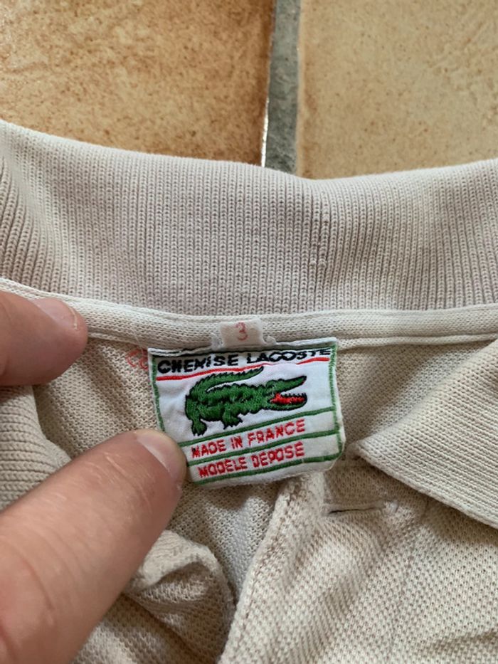 Polo Lacoste vintage - photo numéro 4