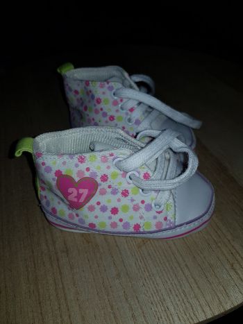 Baskets souples fille 6/9 mois