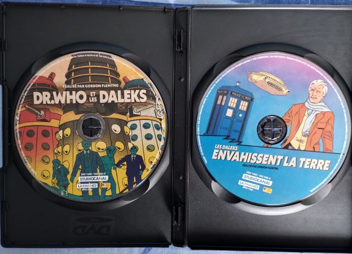 Lot Bluray Ultra HD 4K Dr Who et les Daleks