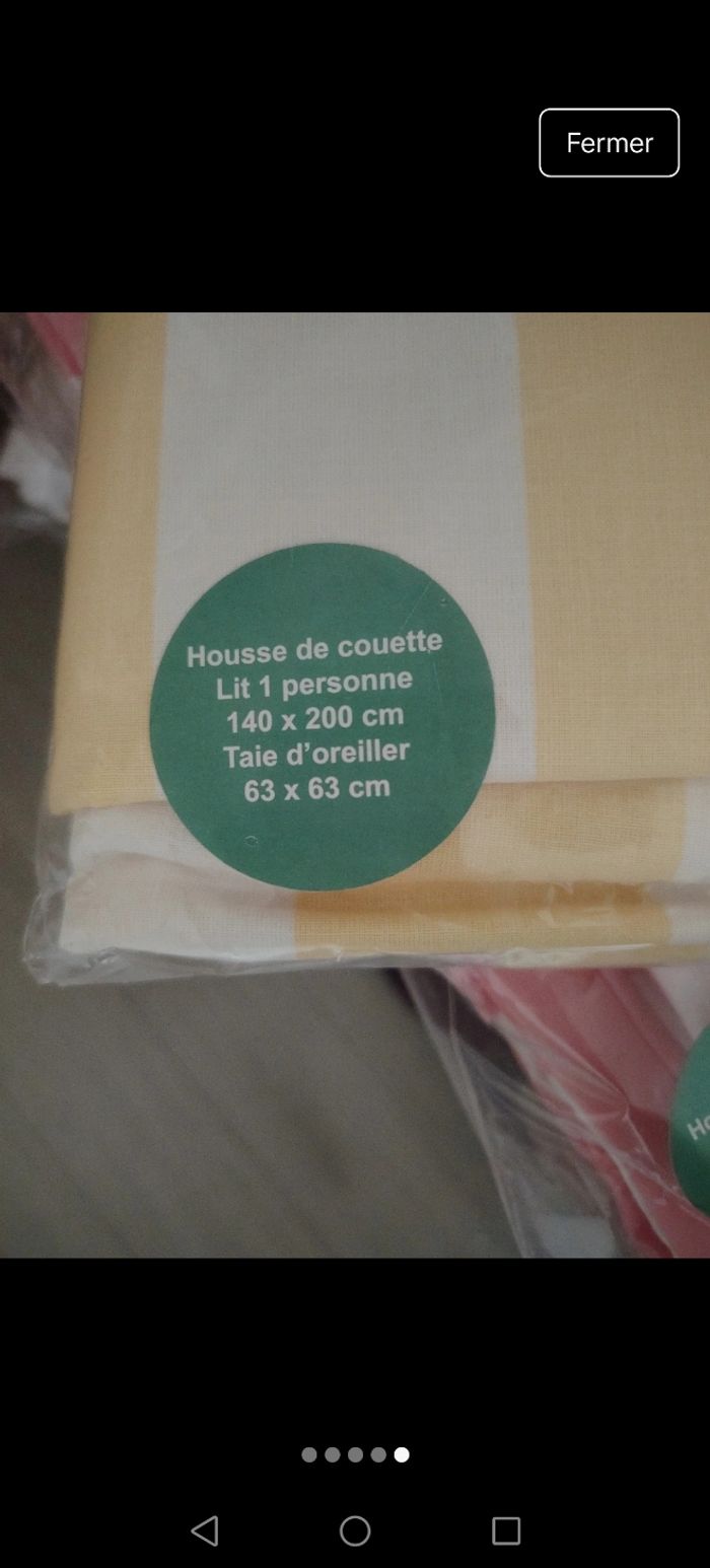 Housse de couette avec taie d'oreiller - photo numéro 3