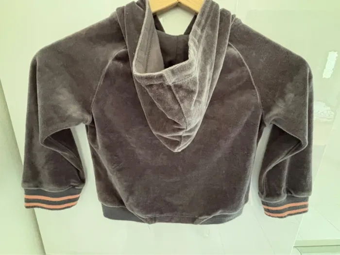 Sweat zippé à capuche 3-4 ans - photo numéro 2