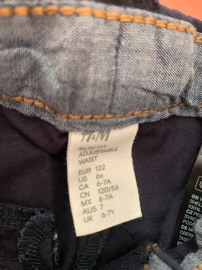 👖 Pantalon garçon bleu marine – 7 ans (122 cm) - photo numéro 3