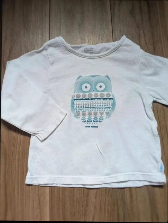 Lot de 4 chemises blouses t-shirts Manches longues - photo numéro 2