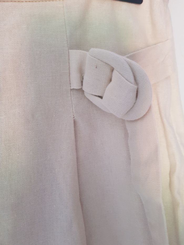 Superbe pantalon crème taille 38 mango neuf - photo numéro 4