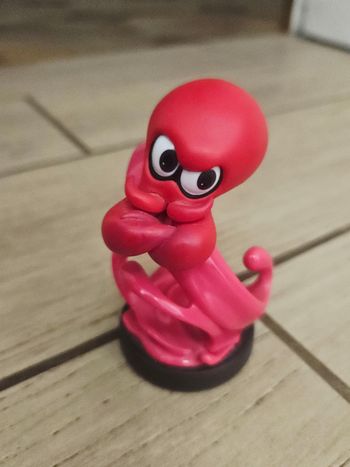 Amiibo splatoon poulpe rose
