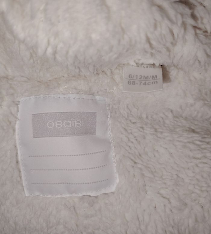 Combinaison obaibi fille chat taille 6/12 mois - photo numéro 4