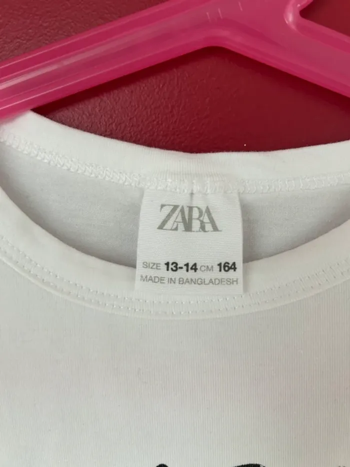 T shirt Zara fille 13-14 ans neuf - photo numéro 3