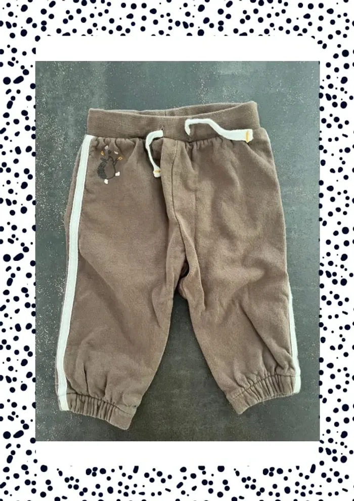 Ensemble teeshirt manches longues Tape à l’œil et jogging Sergent Major taille 9 mois - photo numéro 6