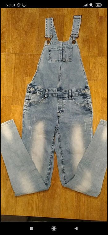 Salopette en jeans 12 ans