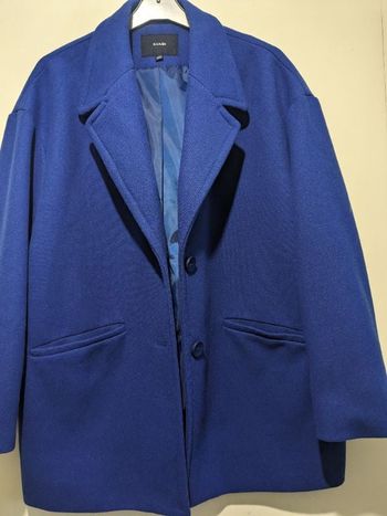 Magnifique veste Kiabi bleu pétrole. Taille 46/48