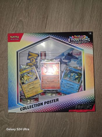 Pokemon coffret poster 8.5 evolutions prismatiques