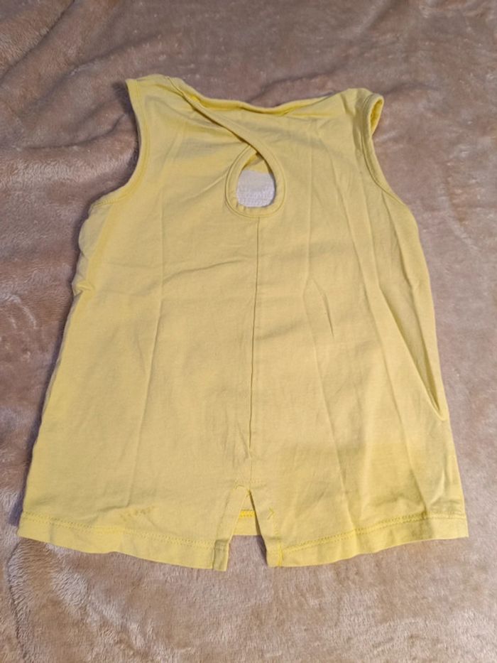 Débardeur avec SmileyWorld fleur sequins 3 ans - photo numéro 4