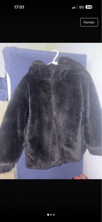 Veste fourrure fille