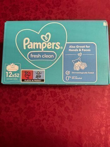 Lingettes Pampers Fresh Clean 