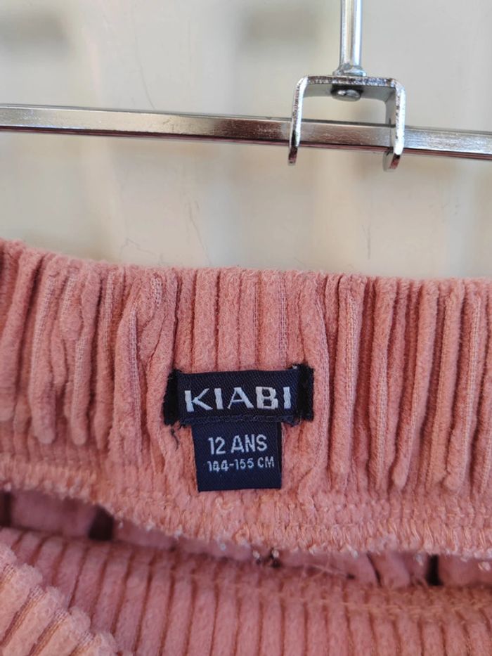 🩷Pantalon en velours rose 12 ans Kiabi - photo numéro 4