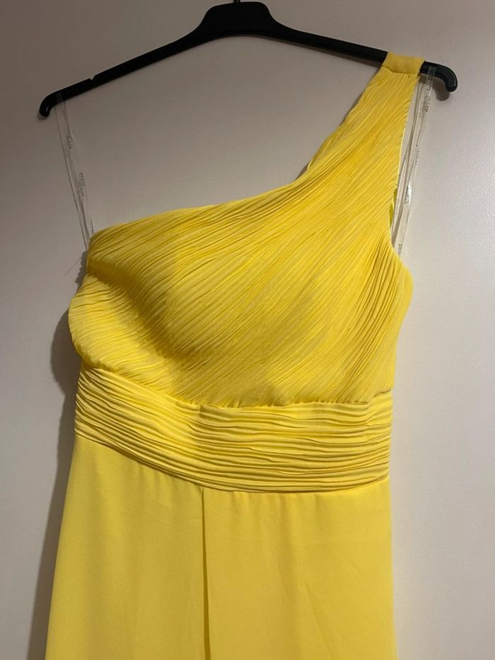 Robe cérémonie jaune citron - photo numéro 2