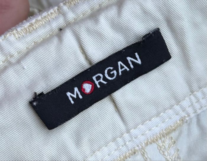 🤍 Jupe “Casual” blanc crème – Morgan – Taille 40 - photo numéro 4