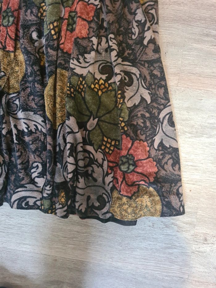 Jupe vintage imprimée automnale - photo numéro 4