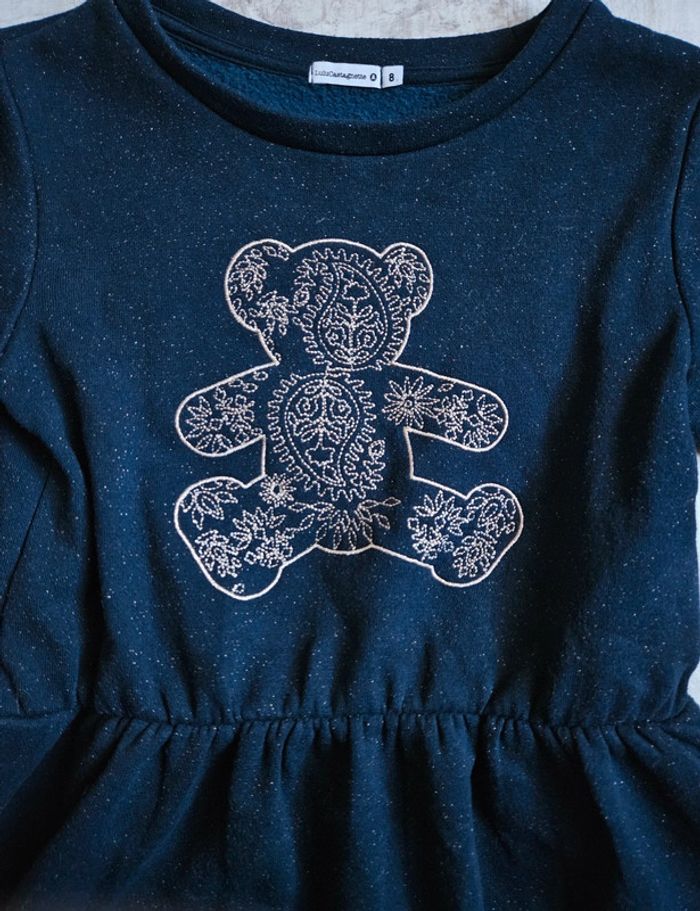 Robe manches longues lulu castagnette 8 ans - photo numéro 3