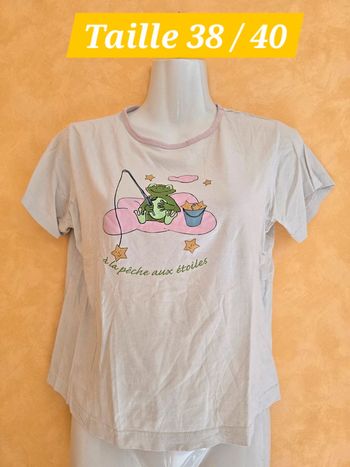 Haut de Pyjama Grenouille Taille 38/40