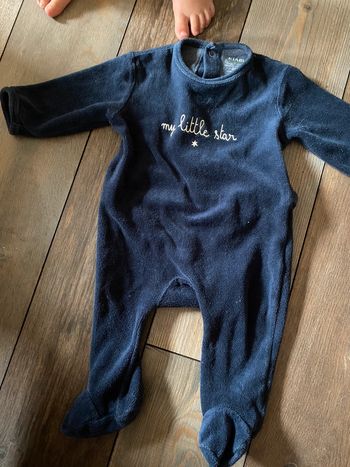 Grenouillère bleu marine 6 mois my Little star