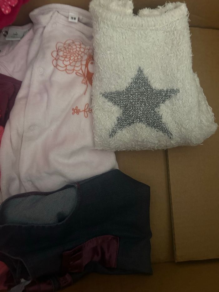 Lot 9 pièces hiver fille 18 mois - photo numéro 2