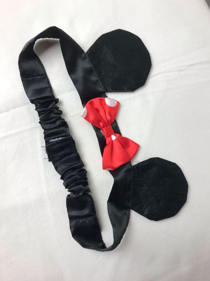 Serre tête tissus Minnie - photo numéro 5