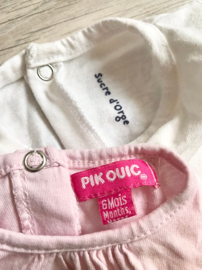 Lot de 2 t-shirts à manches courtes 6m - photo numéro 6