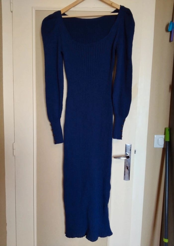 Robe longue bleu marine taille S/36 Shein