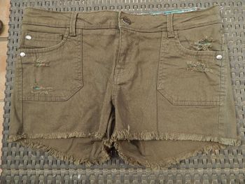 short femme creeks vert en jean taille 42