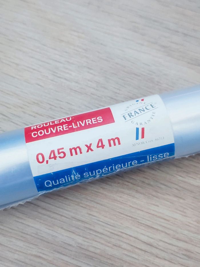 Rouleau protège-livre / Viquel - 4x0,45m - photo numéro 2