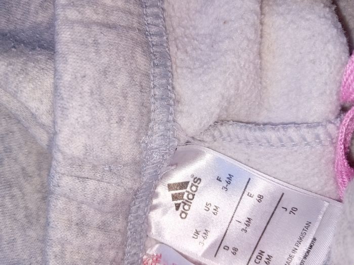 Adidas Pantalon jogging 6 mois fille hiver - photo numéro 3