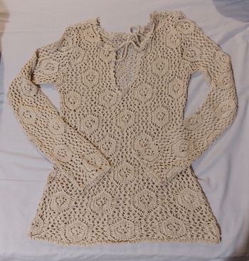 Tunique / pull en crochet taille L