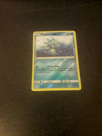 Hypotrempe reverse carte Pokémon neuve