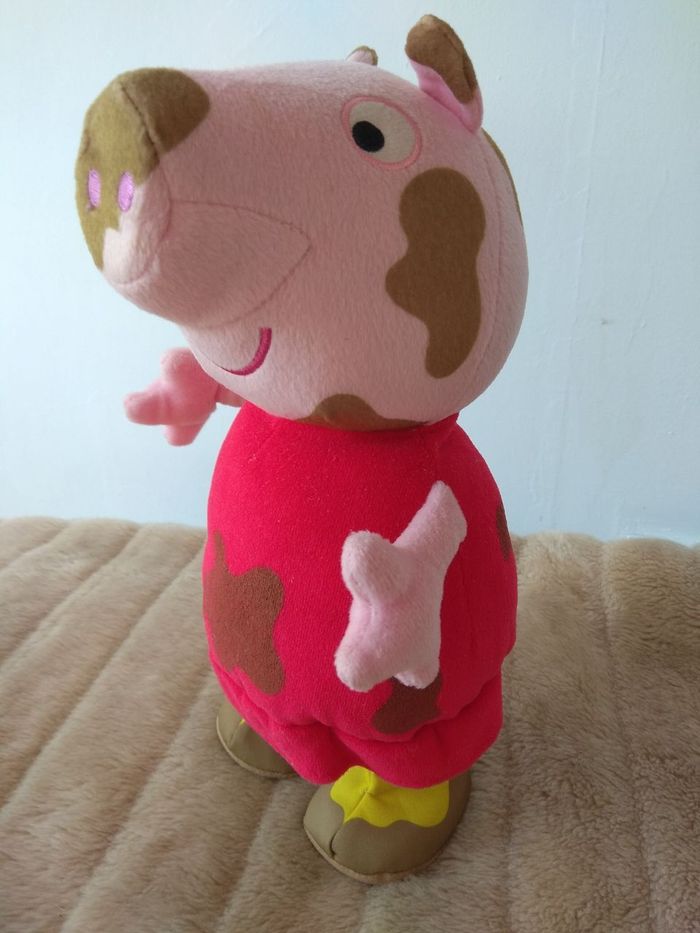 Jouet Peppa Pig bateau & figurines +Peluches tissu lavable - photo numéro 3