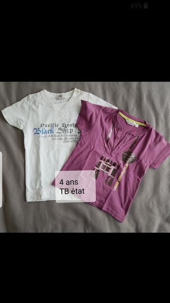 Lot de 2 t-shirts.