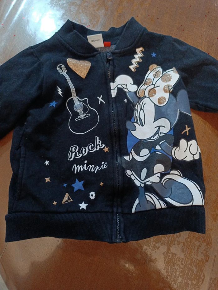 Gilet zippé Minnie