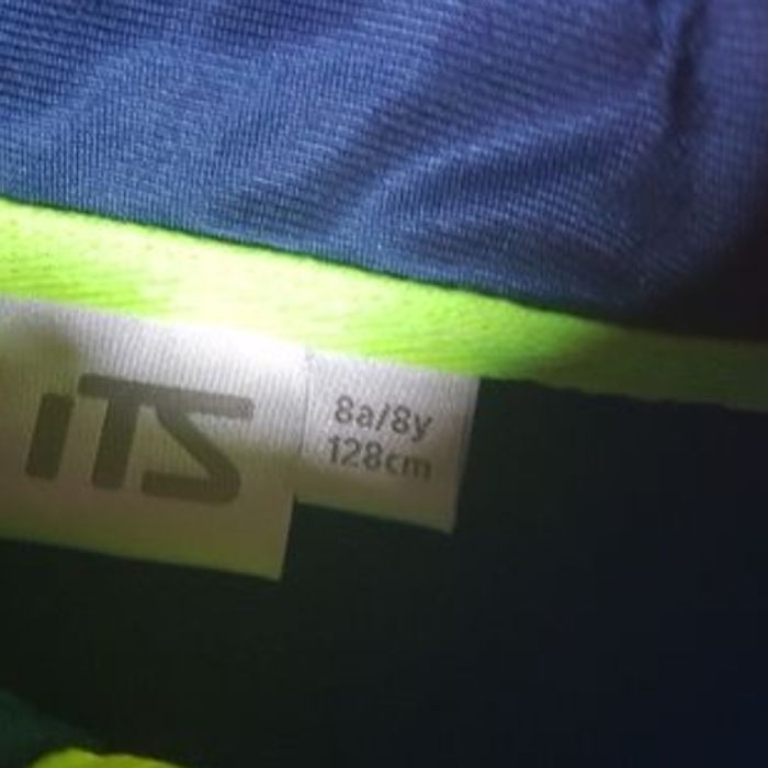 Veste de survêtement garçon 8 ans bleue ITS - photo numéro 2