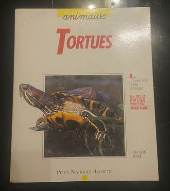 Livre vintage »Les Tortues »de Hartmut Wilke